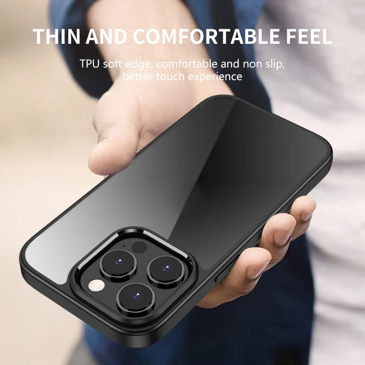 For iPhone 14 Pro Max iPAKY Shockproof PC + TPU Protective Phone Case (Black)