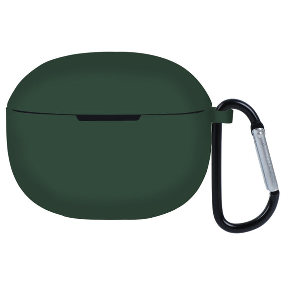 Earphone Silicone Protective Case for Xiaomi Redmi Buds 3(Dark Green)