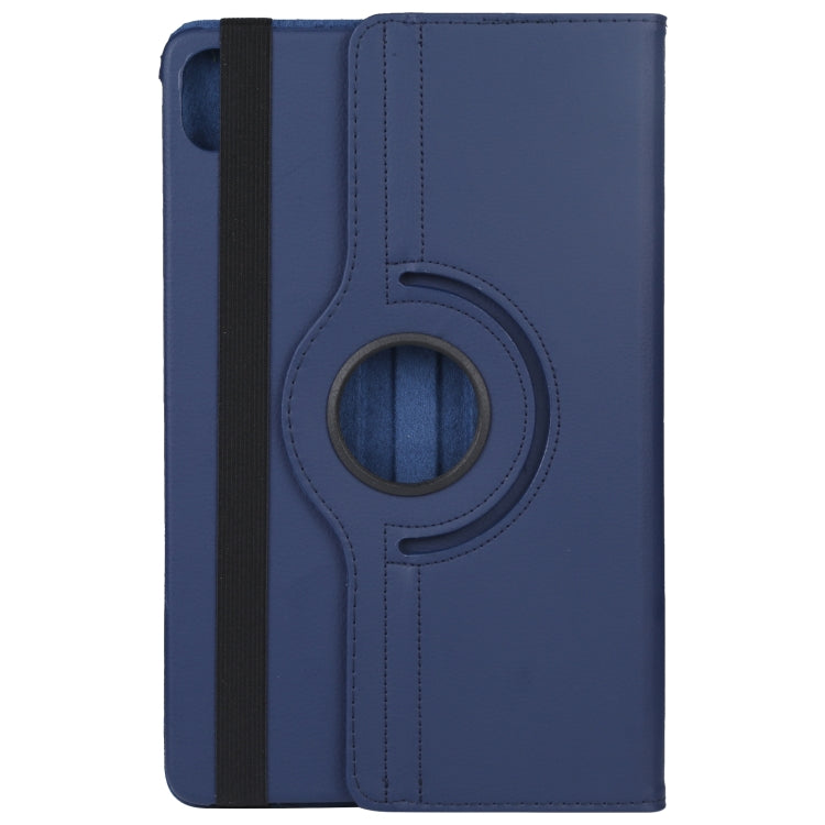 For Honor Pad 8 360 Degree Rotation Litchi Texture Flip Leather Tablet Case(Blue)