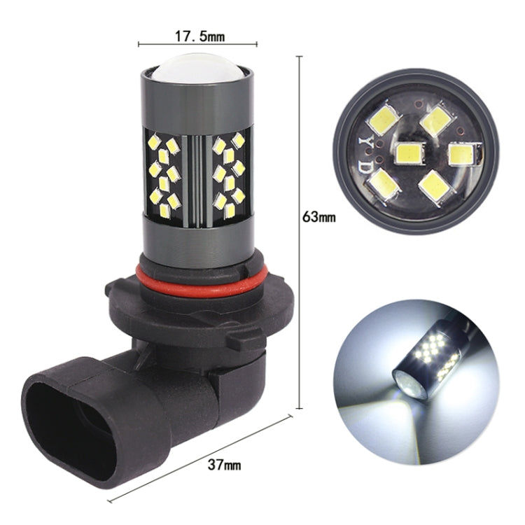 1 Pair 9005 12V 7W Strobe Car LED Fog Light(Pink Light)