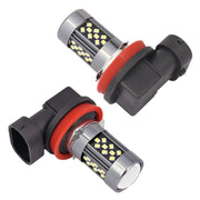 1 Pair H11 12V 7W Strobe Car LED Fog Light(Orange Light)