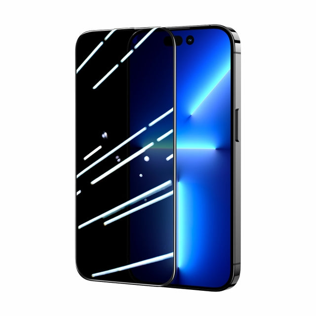 For iPhone 14 Plus JOYROOM 2.5D Screen Printing Full Screen Black Edge Privacy Tempered Glass Film