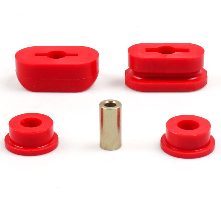 Car Modified Front Lower Dogbone Engine Mount Bracket Polyurethane Bushings for Volkswagen Jetta / Golf GTI Mk4(Red)