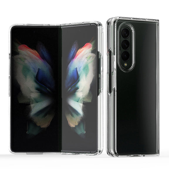 For Samsung Galaxy Z Fold3 5G Acrylic + TPU Transparent Protective Phone Case(Transparent)