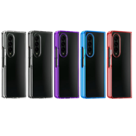 For Samsung Galaxy Z Fold3 5G Acrylic + TPU Transparent Protective Phone Case(Transparent)