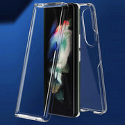 For Samsung Galaxy Z Fold3 5G Acrylic + TPU Transparent Protective Phone Case(Transparent)