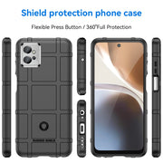 For Motorola Moto G32 Full Coverage Shockproof TPU Phone Case(Black)