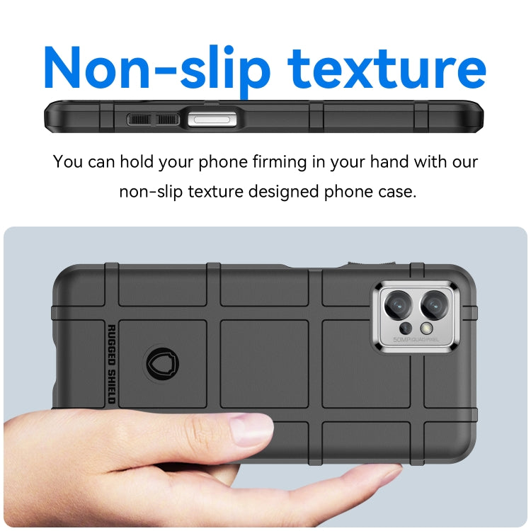 For Motorola Moto G32 Full Coverage Shockproof TPU Phone Case(Black)