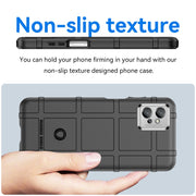 For Motorola Moto G32 Full Coverage Shockproof TPU Phone Case(Black)