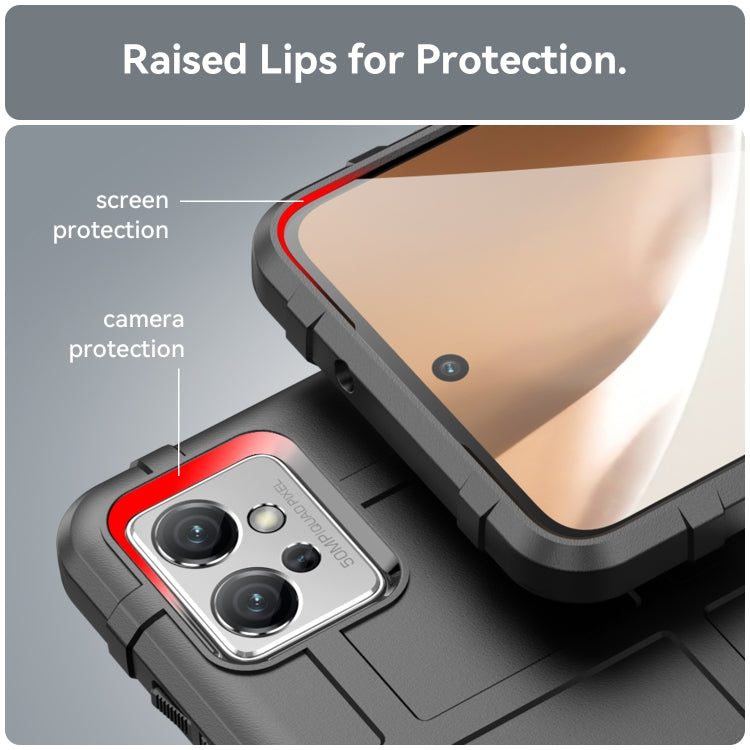 For Motorola Moto G32 Full Coverage Shockproof TPU Phone Case(Black)