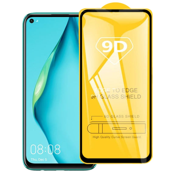 For Huawei P40 Lite 9D Full Glue Full Screen Tempered Glass Film