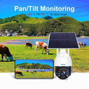 ESCAM QF624 3MP HD IP66 Water-resistant WiFi Solar Panel PT IP Camera without Battery