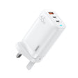 REMAX RP-U55 Territory Series 65W USB+Dual USB-C / Type-C Interface Fast Charger, Specification:UK Plug(White) - free shipping - PMC TechLife - Order now!