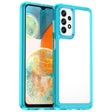 For Samsung Galaxy A23 5G Colorful Series Acrylic + TPU Phone Case(Transparent Blue) - free shipping - PMC TechLife - Order now!