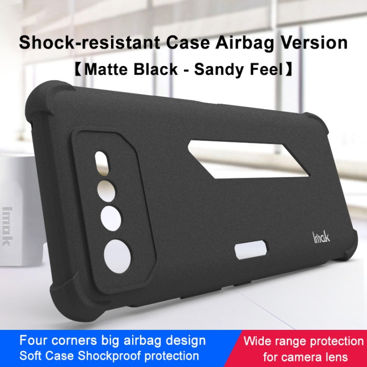 For Asus ROG Phone 6 IMAK All-inclusive Shockproof Airbag TPU Case (Matte Black)
