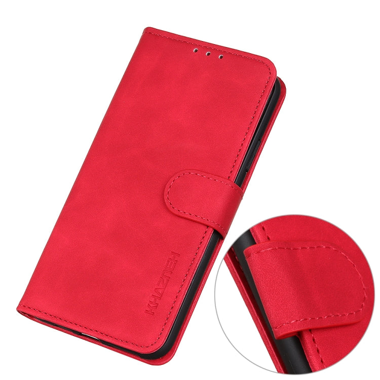 For Huawei Nova Y90/Enjoy 50 Pro KHAZNEH Retro Texture Horizontal Flip Leather Phone Case(Red)