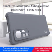 For Xiaomi 12 Lite 5G IMAK All-inclusive Shockproof Airbag TPU Phone Case (Matte Grey)
