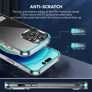 For iPhone 13 Pro Four Corner Airbag Shockproof Holder Phone Case (Transparent)