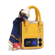 For Samsung Galaxy Z Flip3 5G GKK Handbag Design Leather + PC Phone Case(Yellow) - free shipping - PMC TechLife - Order now!