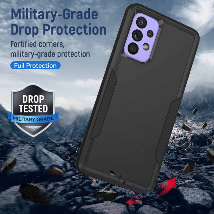 For Samsung Galaxy A33 5G Pioneer Armor Heavy Duty PC + TPU Phone Case(Black)
