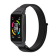 For Huawei Band 6 / Honor Band 6 / 7 Mijobs Breathable Nylon Watch Band(Black) - Watch Bands by MIJOBS