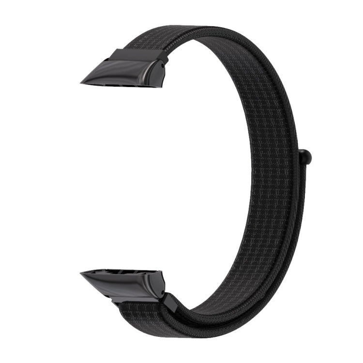 For Huawei Band 6 / Honor Band 6 / 7 Mijobs Breathable Nylon Watch Band(Black) - Watch Bands by MIJOBS