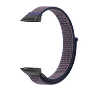 For Huawei Band 6 / Honor Band 6 / 7  Mijobs Breathable Nylon Watch Band(Midnight Blue Black) - Watch Bands by MIJOBS