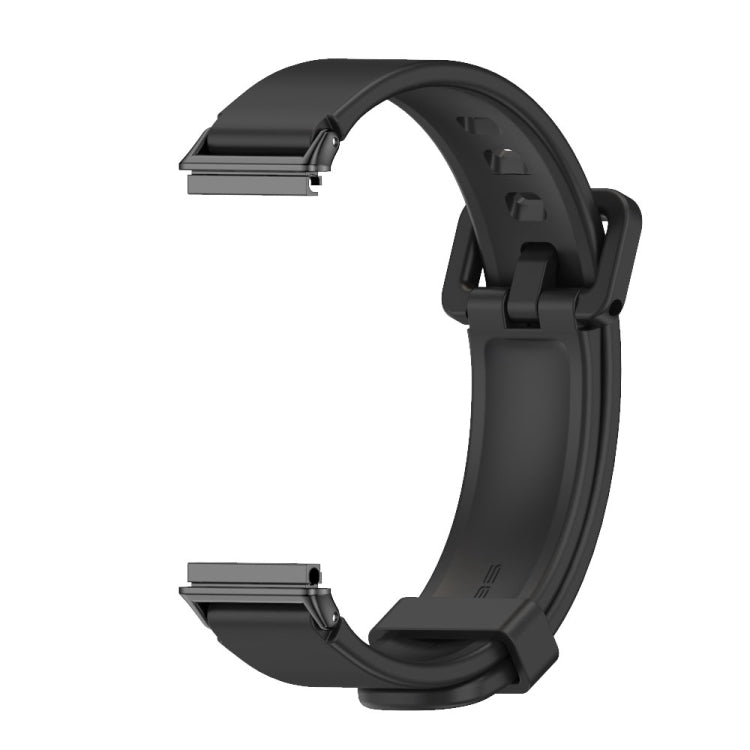 For Huawei Band 7 / 7 NFC MIJOBS Breathable Silicone Watch Band(Black) - Watch Bands by MIJOBS