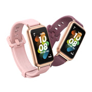 For Huawei Band 7 / 7 NFC MIJOBS Breathable Silicone Watch Band(Pink Rose Gold) - Watch Bands by MIJOBS
