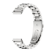 For Huawei Band 7 / 7 NFC MIJOBS Three-Bead Metal Stainless Steel Watch Band(Silver) - Watch Bands by MIJOBS