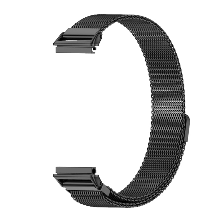 For Huawei Band 7 / 7 NFC MIJOBS Milan Magnetic Stainless Steel Watch Band(Black)