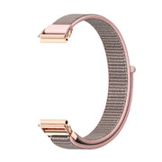 For Huawei Band 7 / 7 NFC Mijobs Breathable Nylon Watch Band(Pink Rose Gold) - Watch Bands by MIJOBS