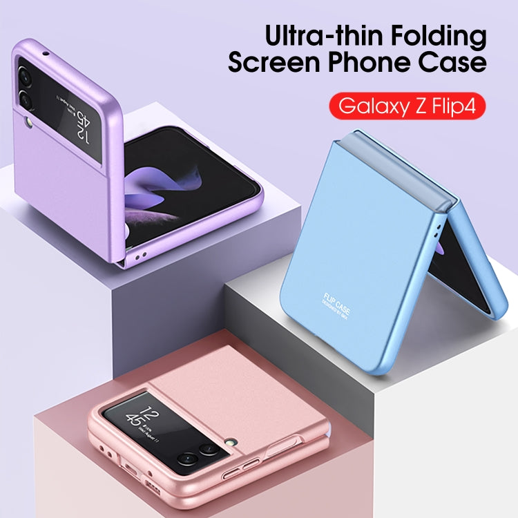 For Samsung Galaxy Z Flip4 GKK Ultra-thin Full Coverage Phone Case(Dark Green)
