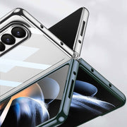 For Samsung Galaxy Z Fold4 GKK Phantom Electroplating Full Coverage Phone Case(Black)