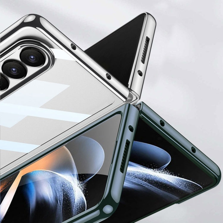 For Samsung Galaxy Z Fold4 GKK Phantom Electroplating Full Coverage Phone Case(Black)