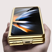 For Samsung Galaxy Z Fold4 GKK Phantom Electroplating Full Coverage Phone Case(Silver)