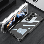For Samsung Galaxy Z Fold4 GKK Phantom Electroplating Full Coverage Phone Case(Transparent)