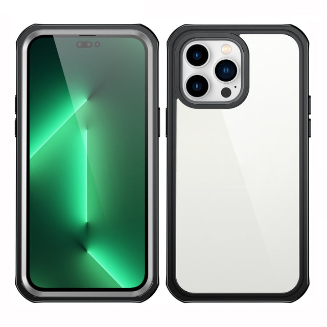For iPhone 14 Pro Max RedPepper Life Water-resistant Shockproof Dustproof PC+TPU Protective Case