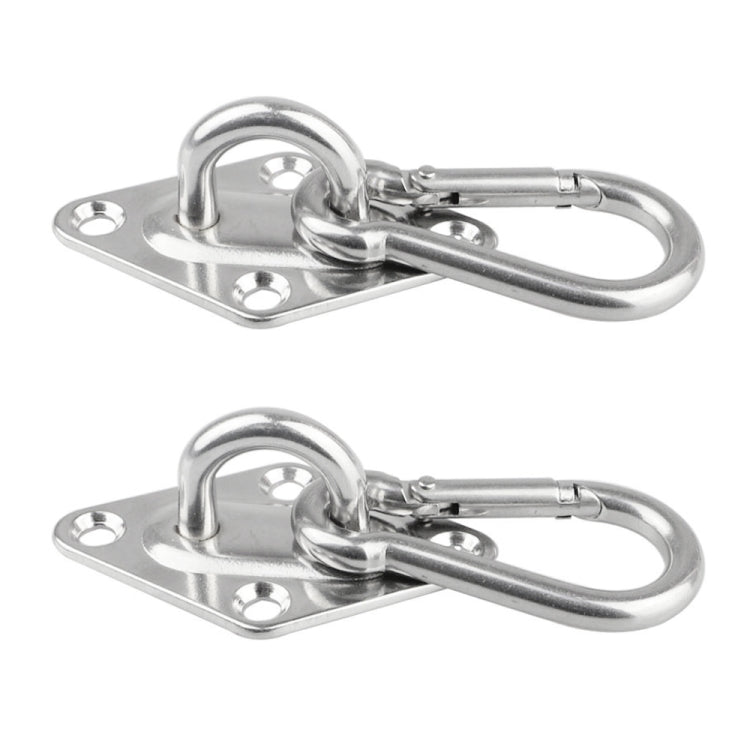 2 PCS 5mm 304 Stainless Steel Sand Bag Ceiling Hook Heavy Duty Swing Hangers