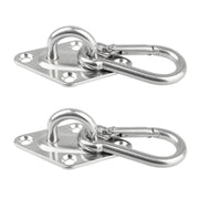 2 PCS 6mm 316 Stainless Steel Sand Bag Ceiling Hook Heavy Duty Swing Hangers
