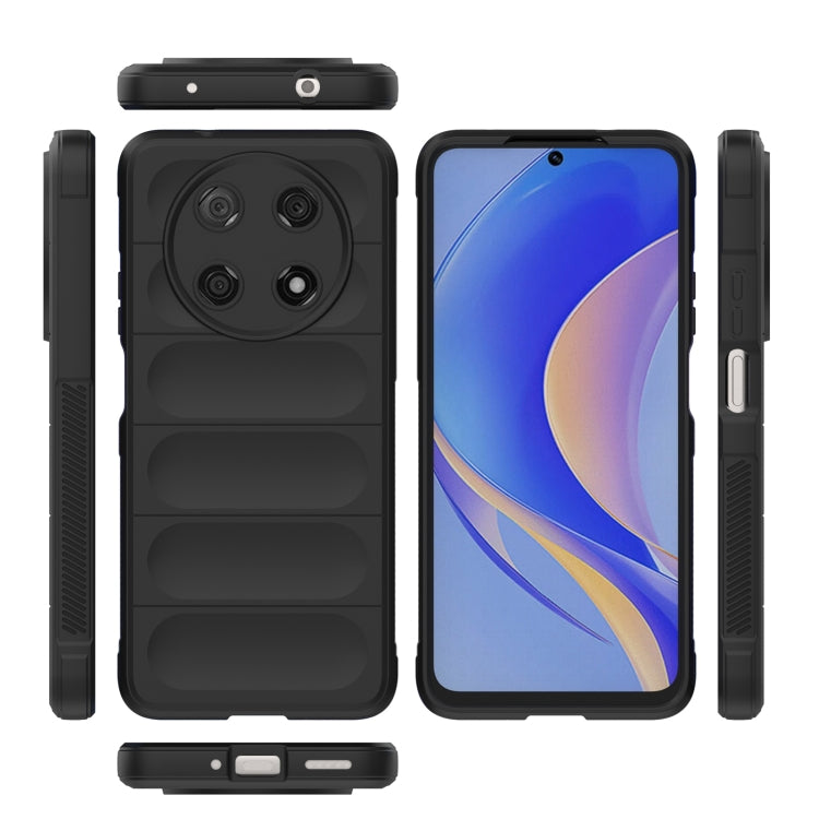 For Huawei Nova Y90/Enjoy 50 Pro Magic Shield TPU + Flannel Phone Case(Light Blue)