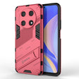 For Huawei Nova Y90/Enjoy 50 Pro Punk Armor 2 in 1 PC + TPU Shockproof Phone Case with Invisible Holder(Light Red) - free shipping - PMC TechLife - Order now!