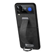 For Samsung Galaxy Z Flip4 SULADA Cool Series PC + Leather Texture Skin Feel Shockproof Phone Case(Black) - Galaxy Z Flip4 5G Cases by SULADA | Online Shopping South Africa | PMC TechLife | Buy Now Pay Later Mobicred