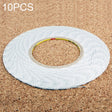 10 PCS 2mm Double Sided Adhesive Sticker Tape for Phone Touch Panel Repair, Length: 50m(White) - free shipping - PMC TechLife - Order now!