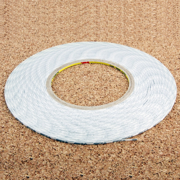 10 PCS 2mm Double Sided Adhesive Sticker Tape for Phone Touch Panel Repair, Length: 50m(White)
