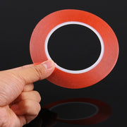 10 PCS 1mm Width Double Sided Adhesive Sticker Tape, Length: 25m(Red)