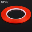 10 PCS 2mm Width Double Sided Adhesive Sticker Tape, Length: 25m(Red) - free shipping - PMC TechLife - Order now!