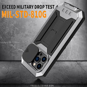 For iPhone 14 Pro Max R-JUST Shockproof Life Water-resistant Dust-proof Case (Silver)