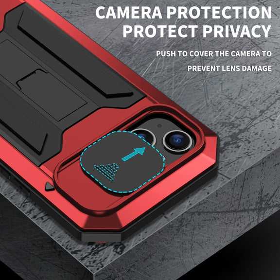 For iPhone 14 R-JUST Shockproof Life Water-resistant Dust-proof Case (Red)