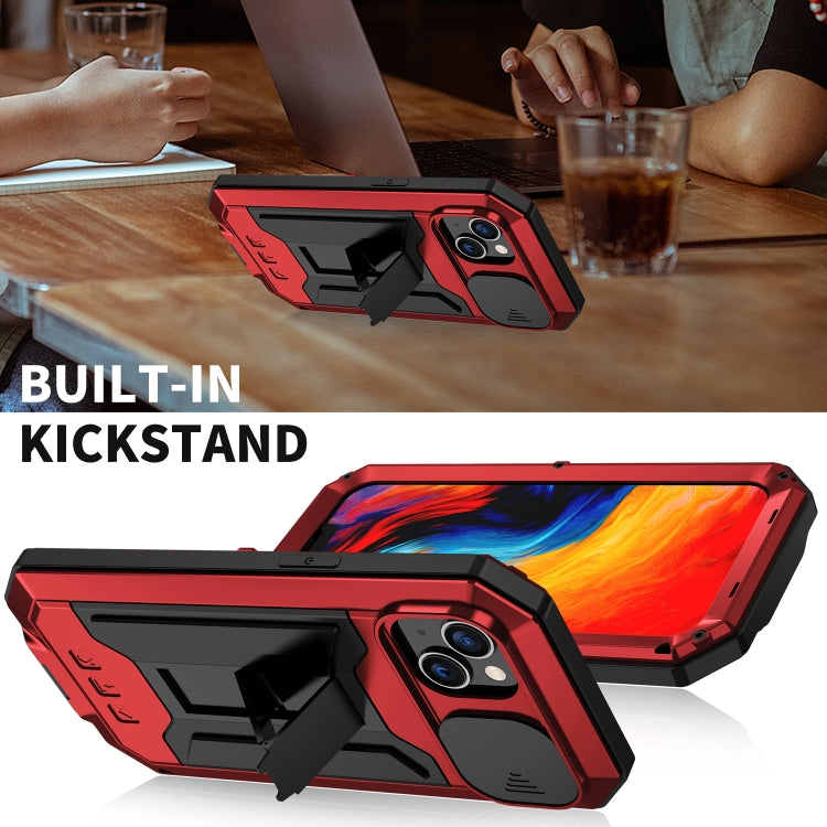 For iPhone 14 R-JUST Shockproof Life Water-resistant Dust-proof Case (Red)